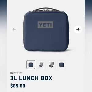 NWT YETI 3L Daytrip Insulated Lunchbox Navy Blue